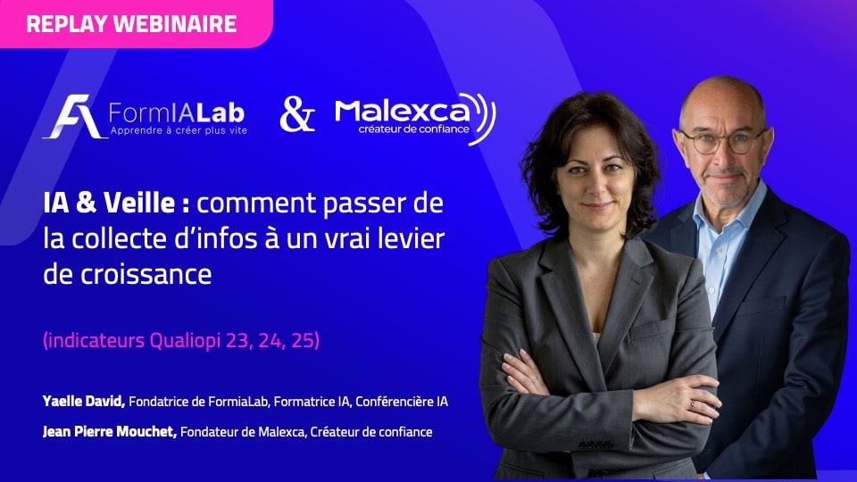 Replay du webinaire FormIALab sur l'IA et la veille