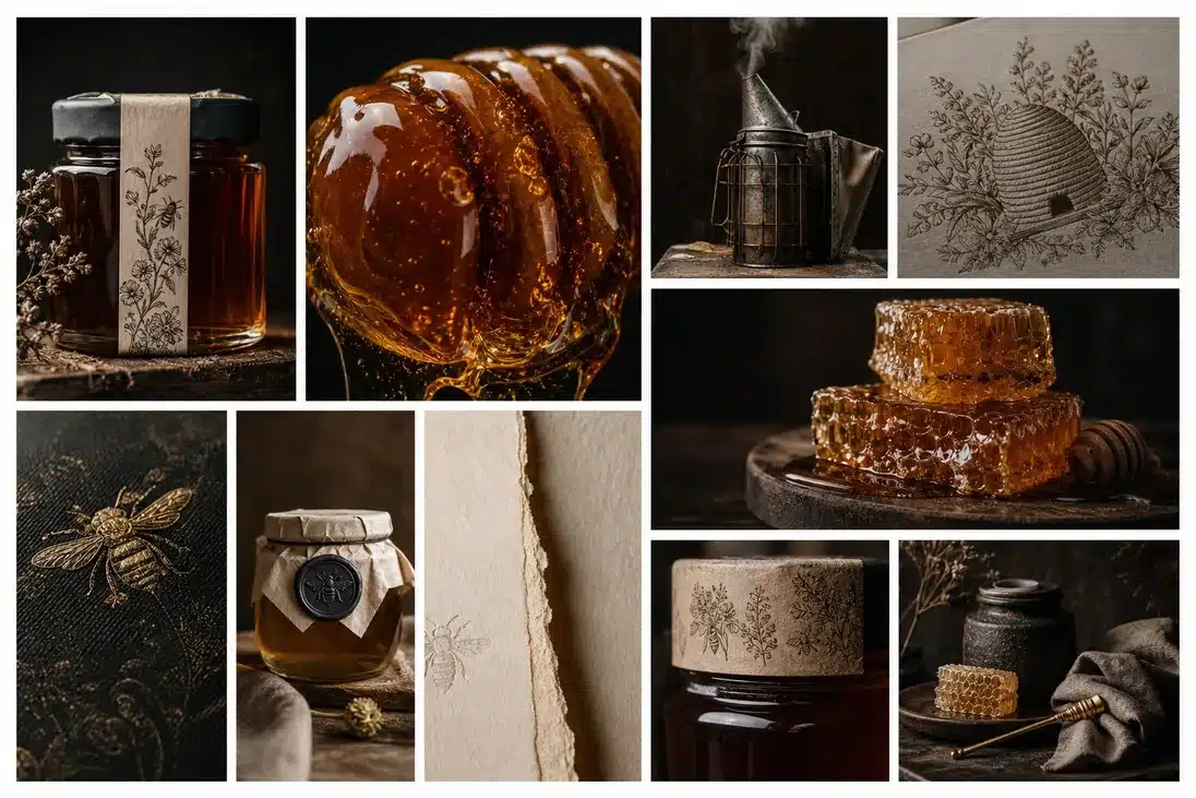 Planche tendance miel artisanal