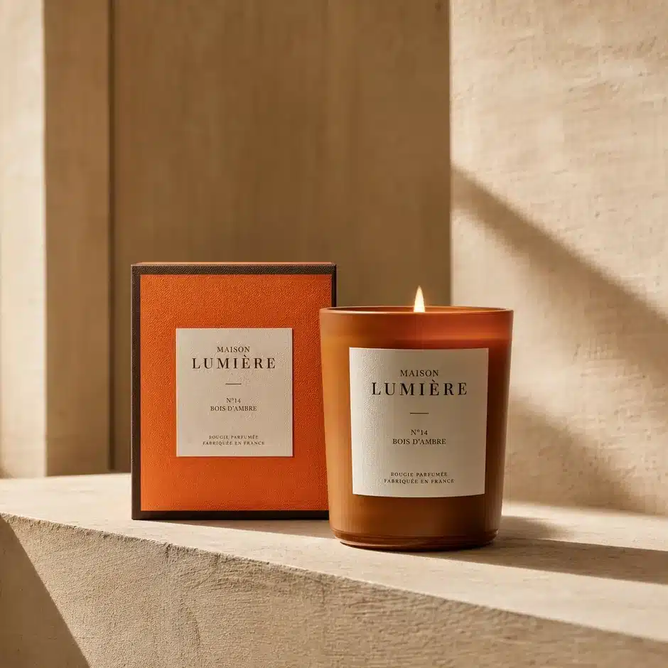 Bougie Maison Lumière, mise en scène